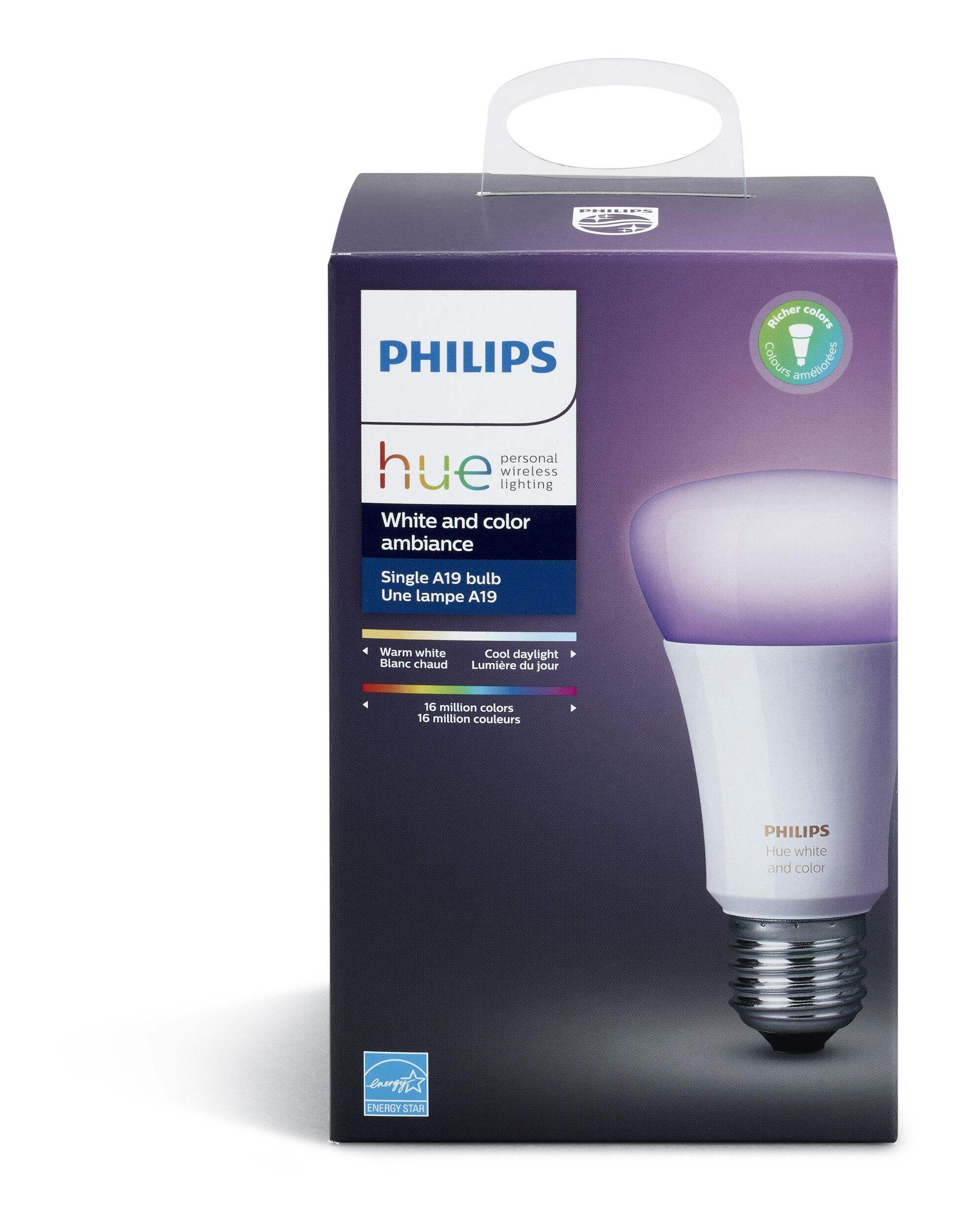 Philips Hue A19 LED Smart Bulb